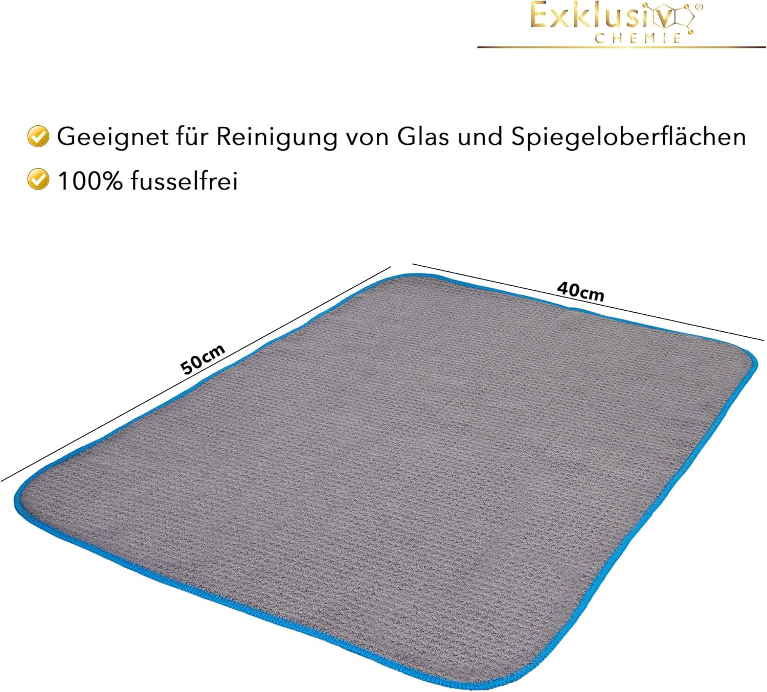 Waffle Weave Towel 320 GSM – Q5 + Hand Polishing Sponge – 40 × 40 cm