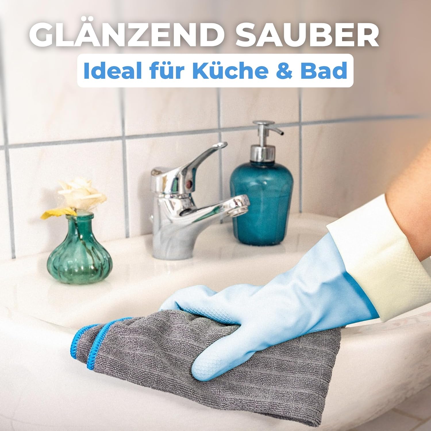 All-Purpose Microfiber Cloth 380 GSM – Q1 | 6-Pack