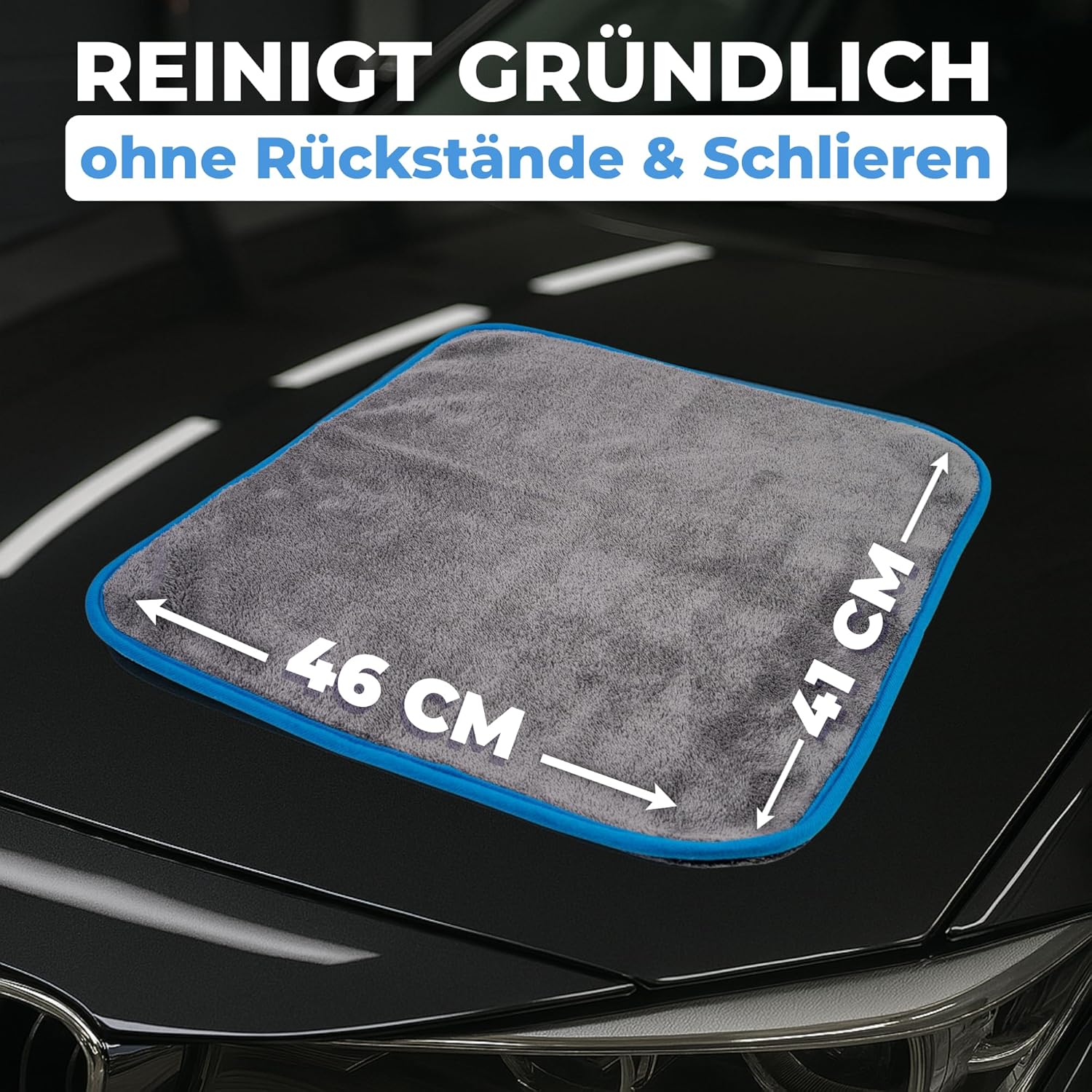 Ultra-Absorbent Microfiber Towel 1100 GSM – Q2 | 2-Pack