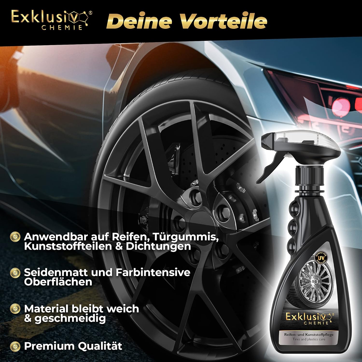Matte Tyre Shine – Tyre & Plastic Care