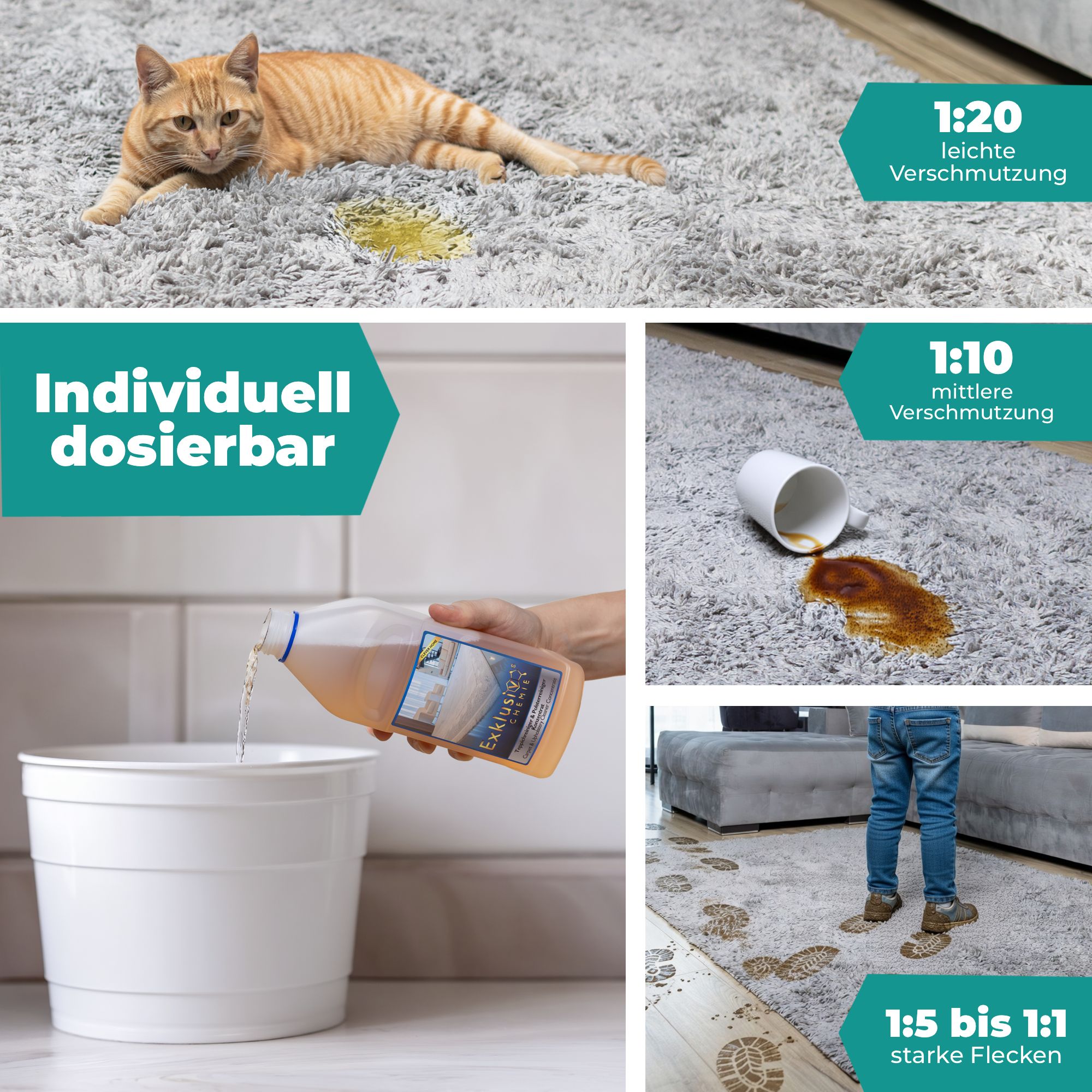 Teppichreiniger & Polsterreiniger Konzentrat