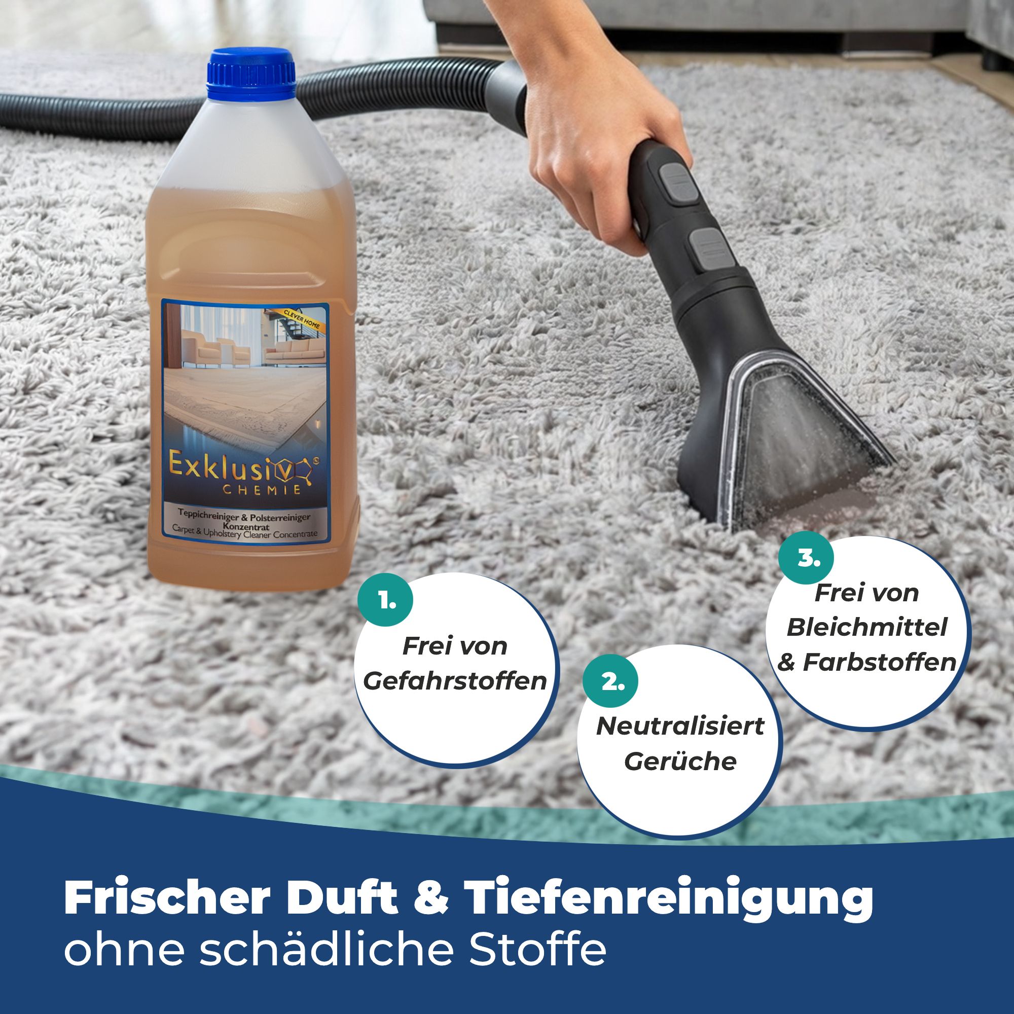 Teppichreiniger & Polsterreiniger Konzentrat