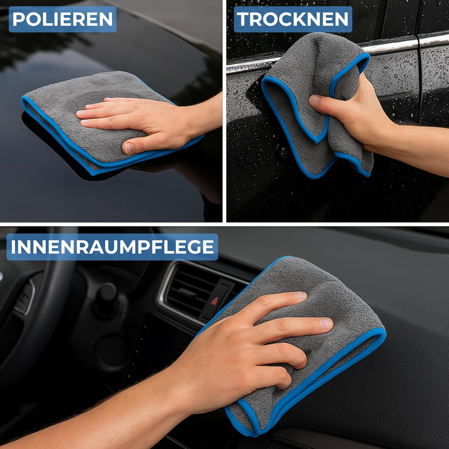 Ultra-Absorbent Microfiber Towel 1100 GSM – Q2 | 2-Pack